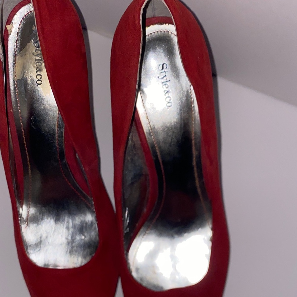 Style & Co. Elegant Red Heels